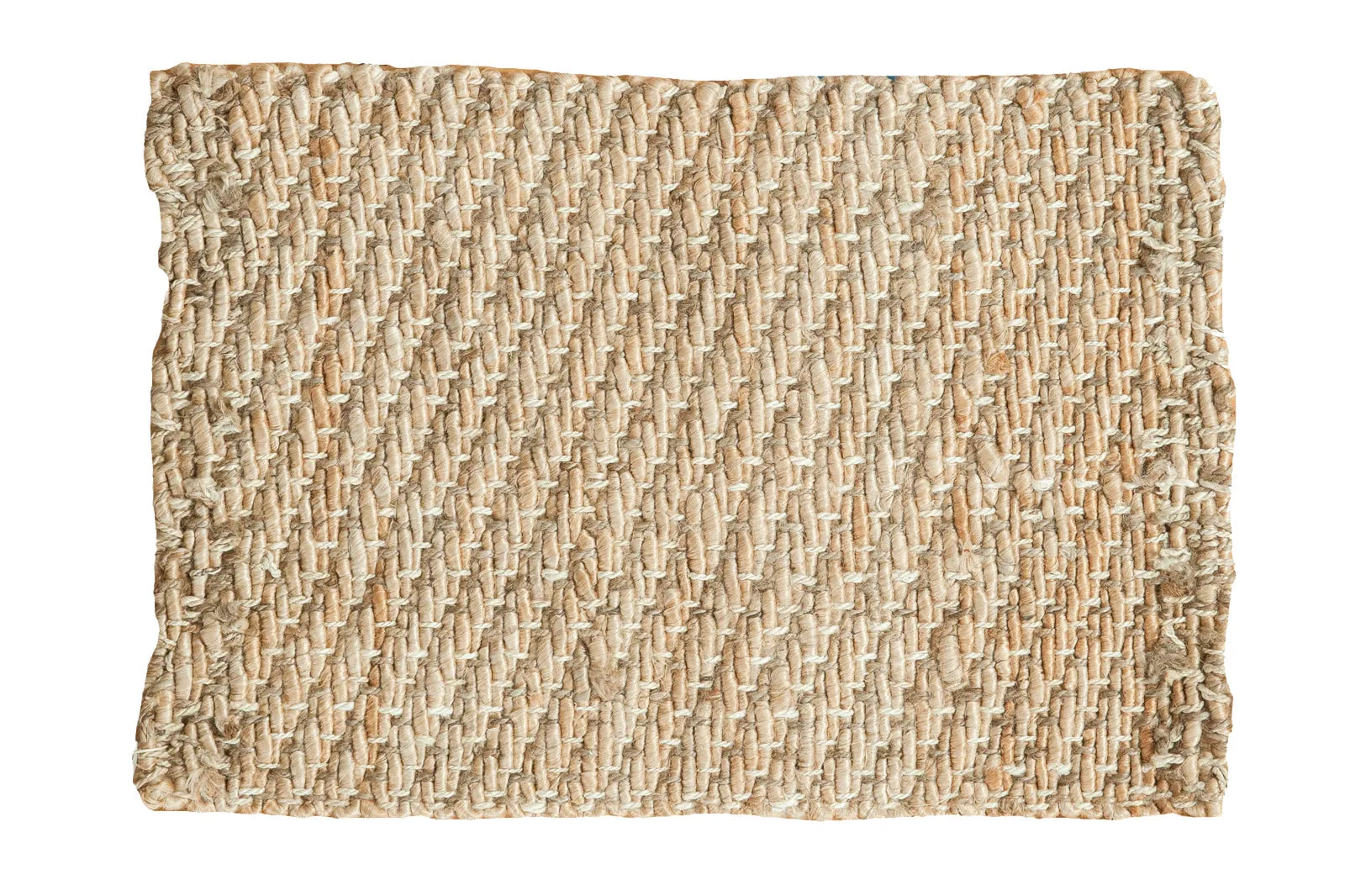 2x3 Hand Braided Ivory Entrance Mat