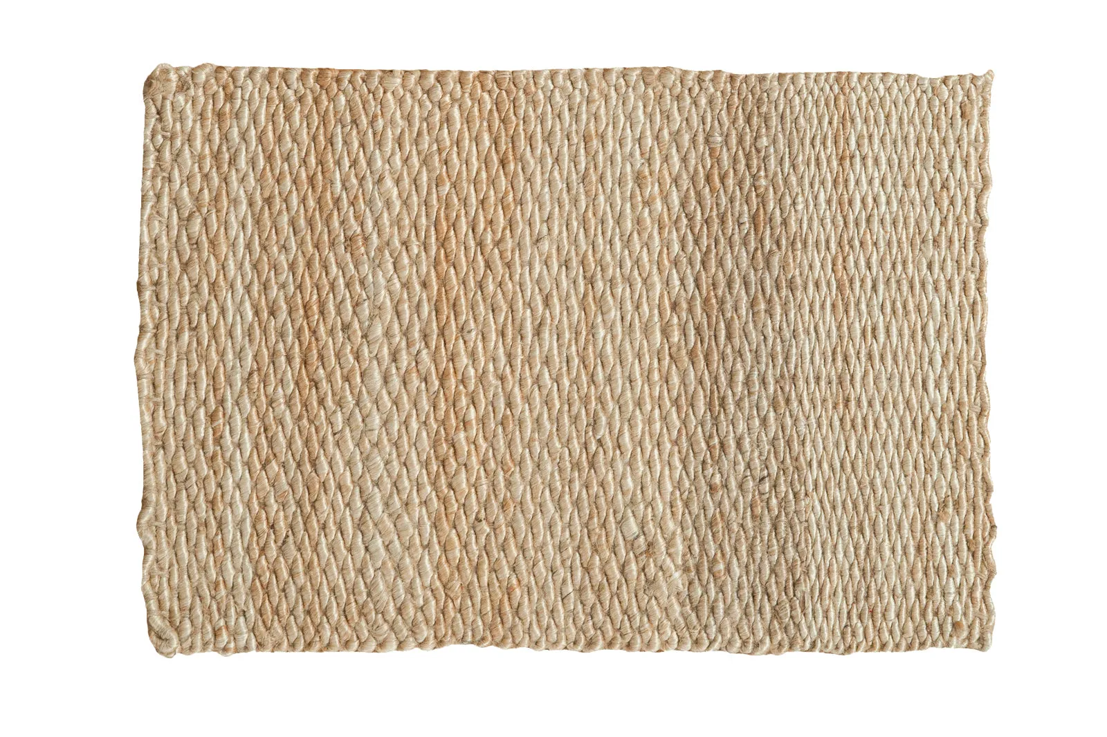 2x3 Hand Braided Ivory Entrance Mat