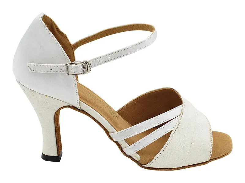6030 White Stardust & White Satin