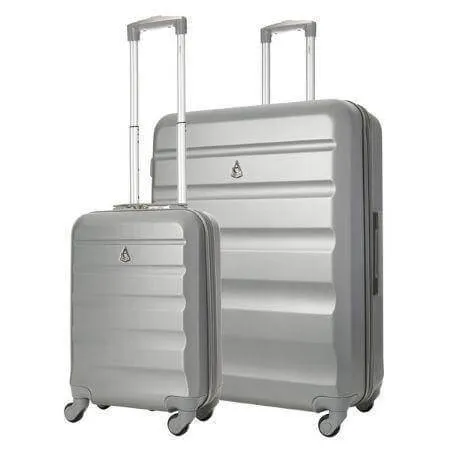 Aerolite Lightweight Hard Shell Suitcase Luggage Set (Cabin 21"  Large 29")