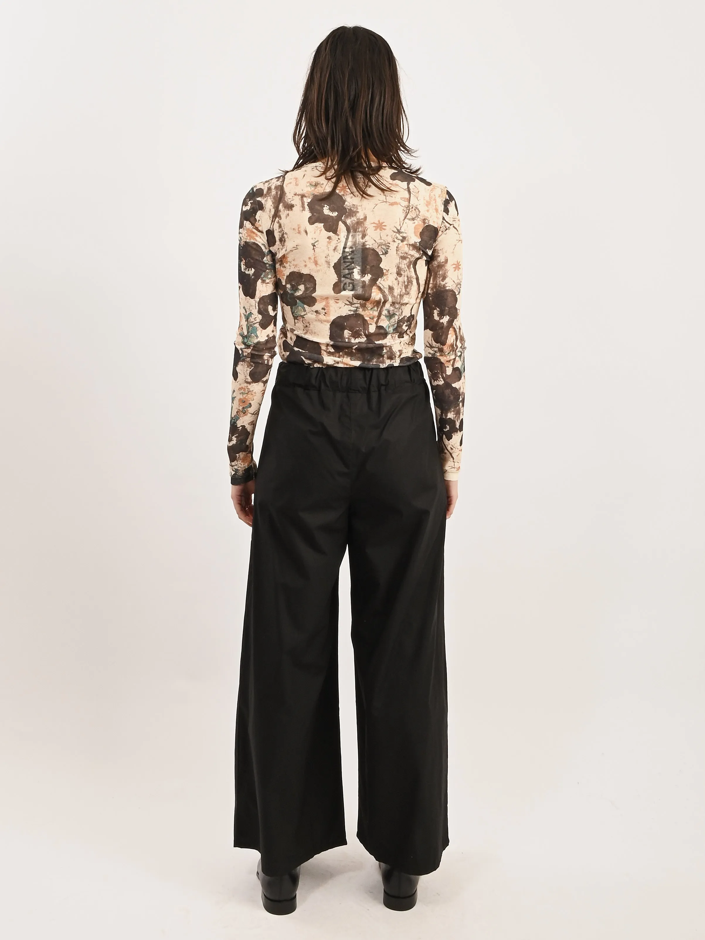 Afterglow Printed Marl Mesh L/S Top
