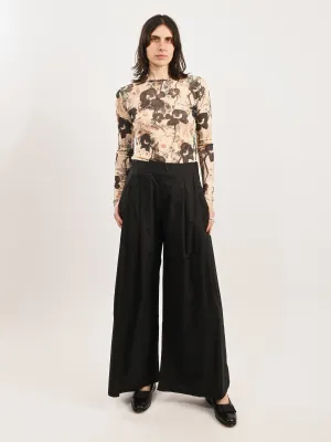Afterglow Printed Marl Mesh L/S Top