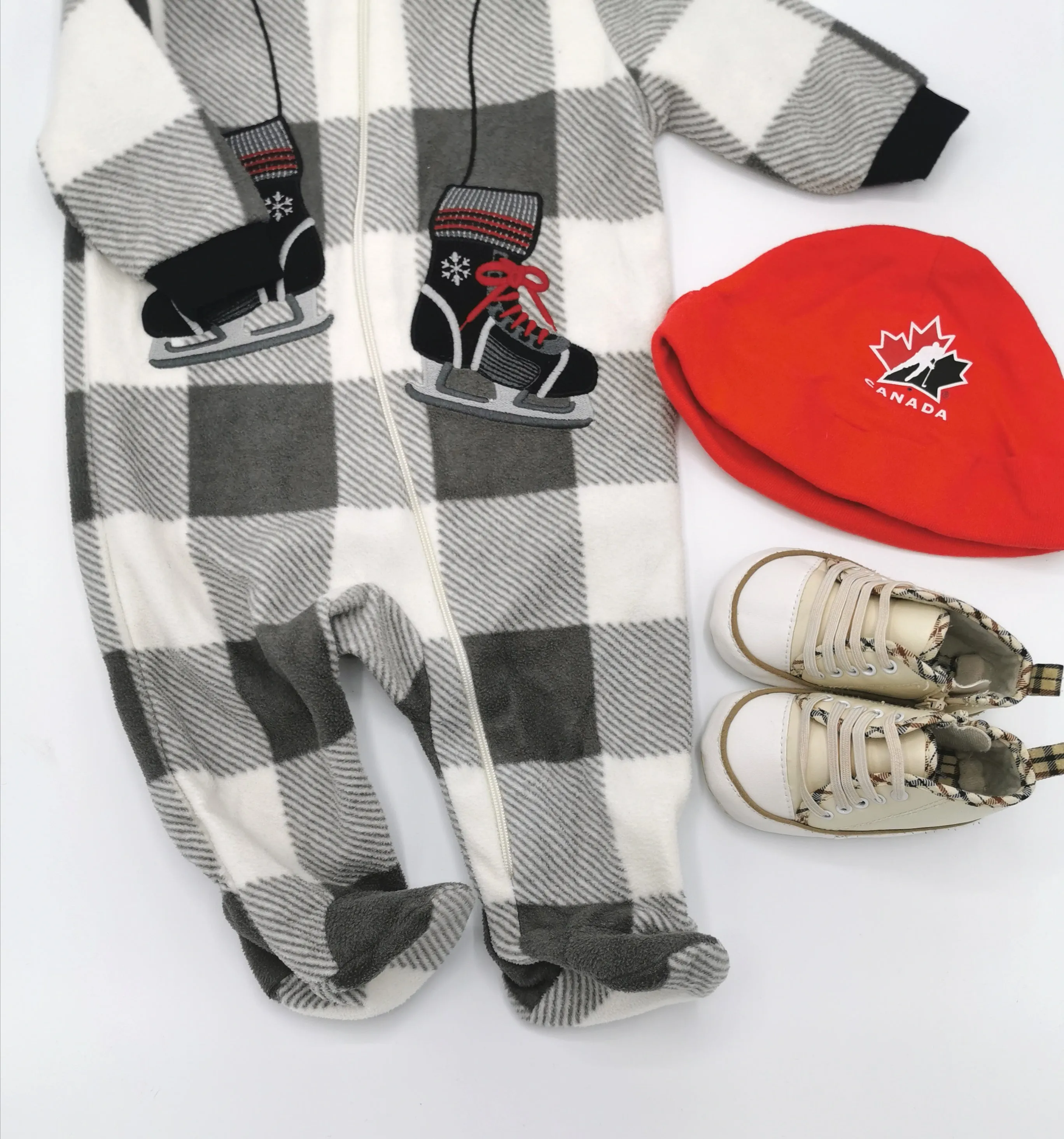 BABY BOY SIZE 3 MONTHS - 3 Piece Mix N Match Fall Outfit EUC B7