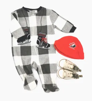 BABY BOY SIZE 3 MONTHS - 3 Piece Mix N Match Fall Outfit EUC B7