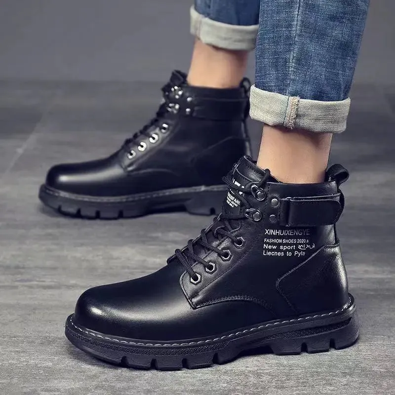 Black Leather Boots