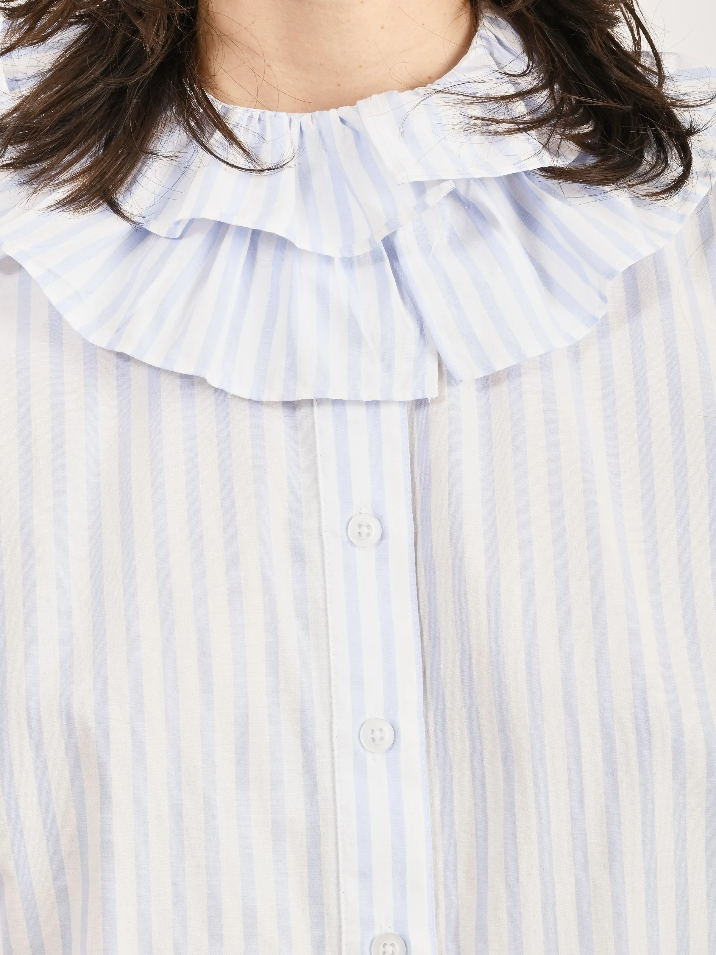 Blue Stripe Apollo Sleeveless Blouse