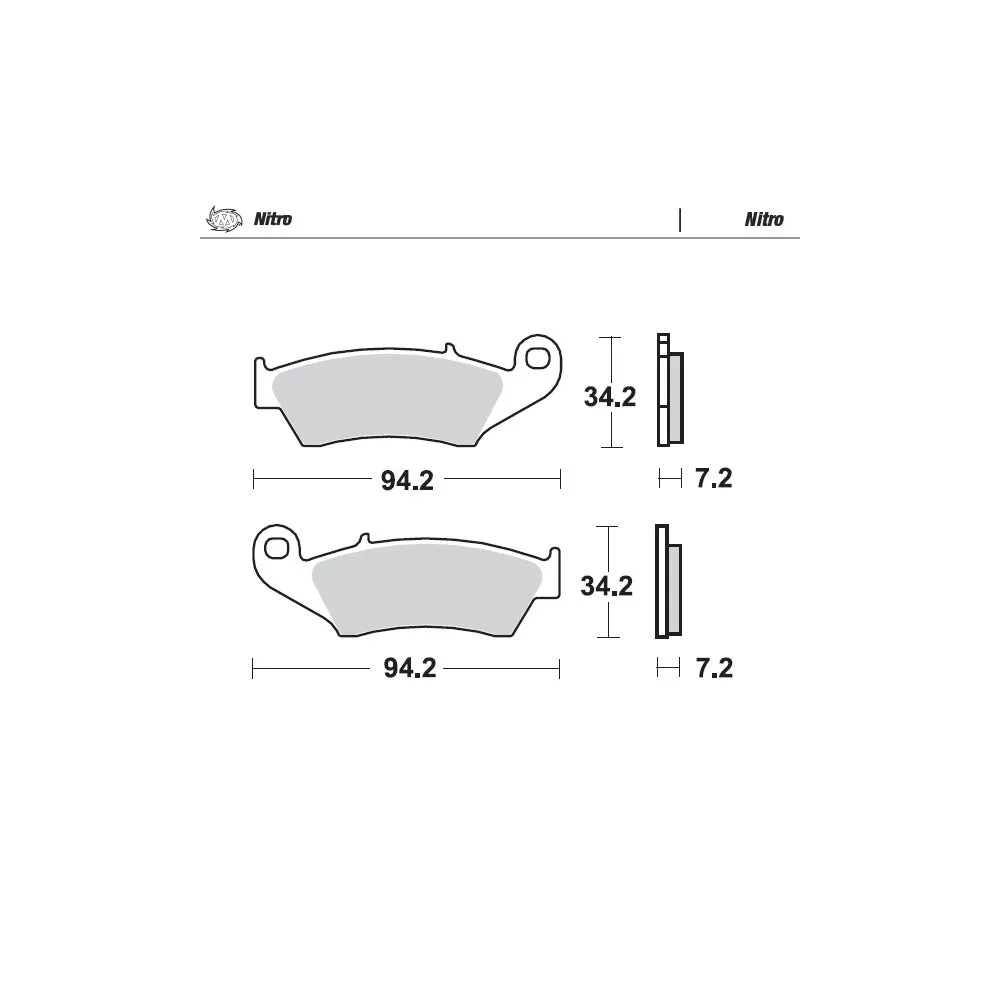 Brake Pads Front Moto Master Nitro Aprilia Beta Gas Gas Honda Kawasaki Suzuki Yamaha