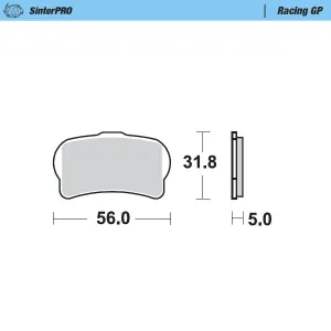 Brake Pads Front Moto Master Racing Gp