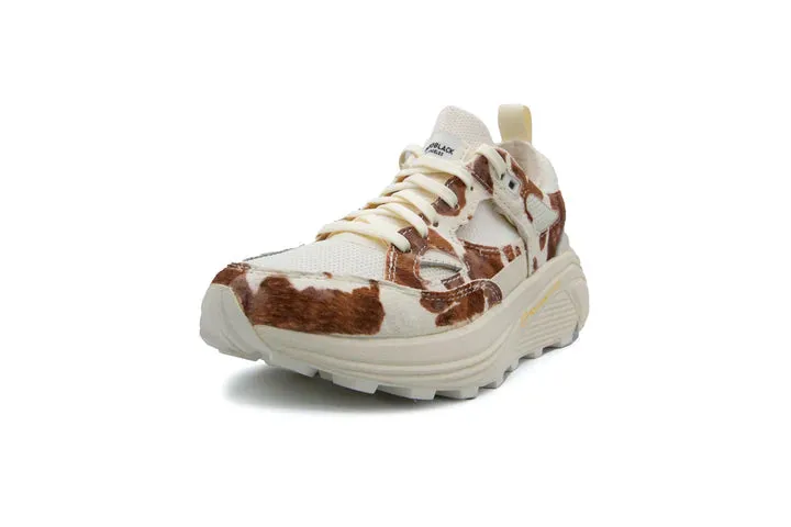 Brandblack Women's Aura Faux Ponyhair Brown Cow