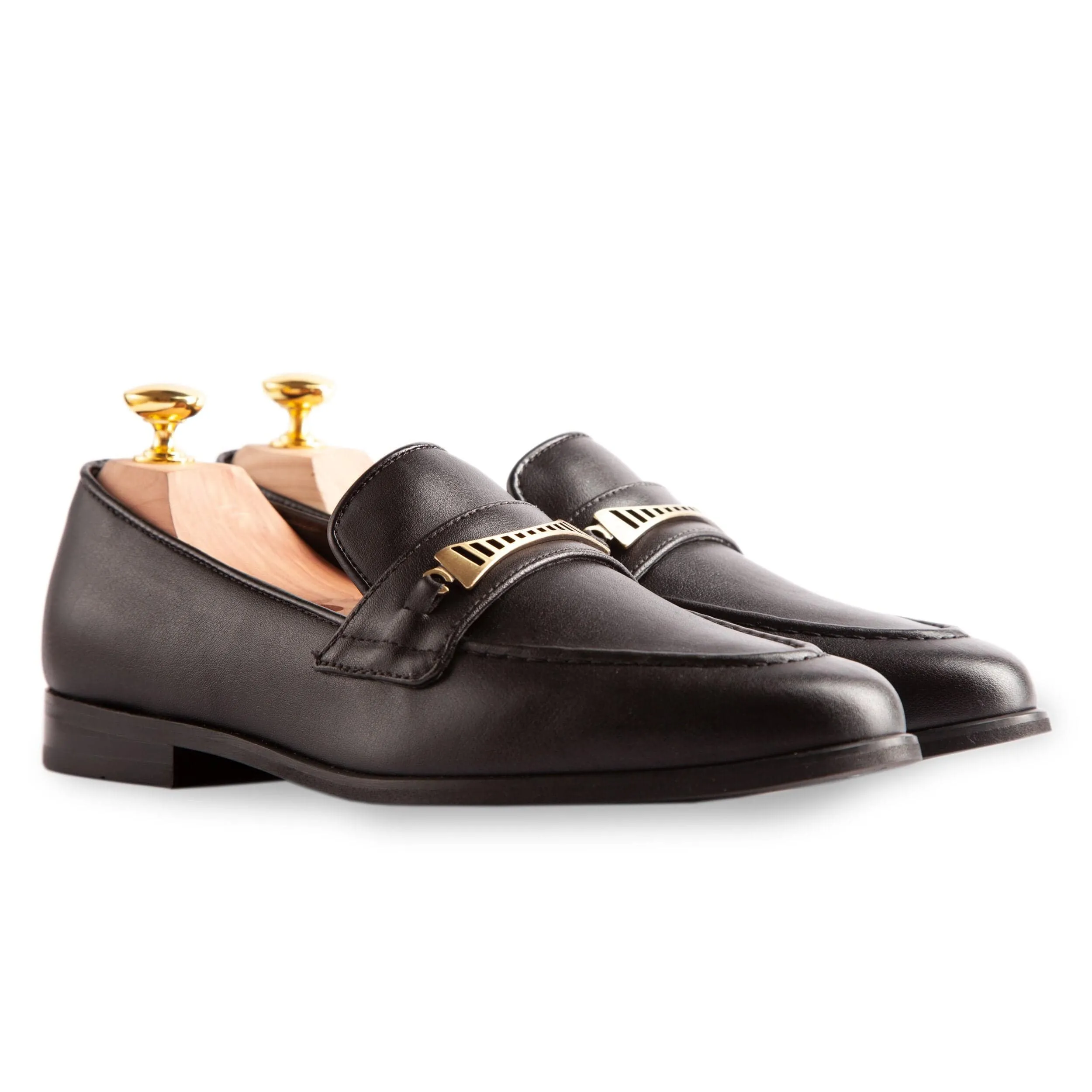 Bridge-Bit Cactus Leather Vegan Loafer | Black