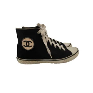 Chanel Black High Tops