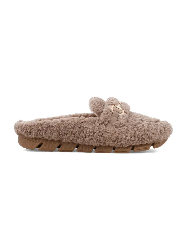 Cocoa Loafer- Camel Sherpa