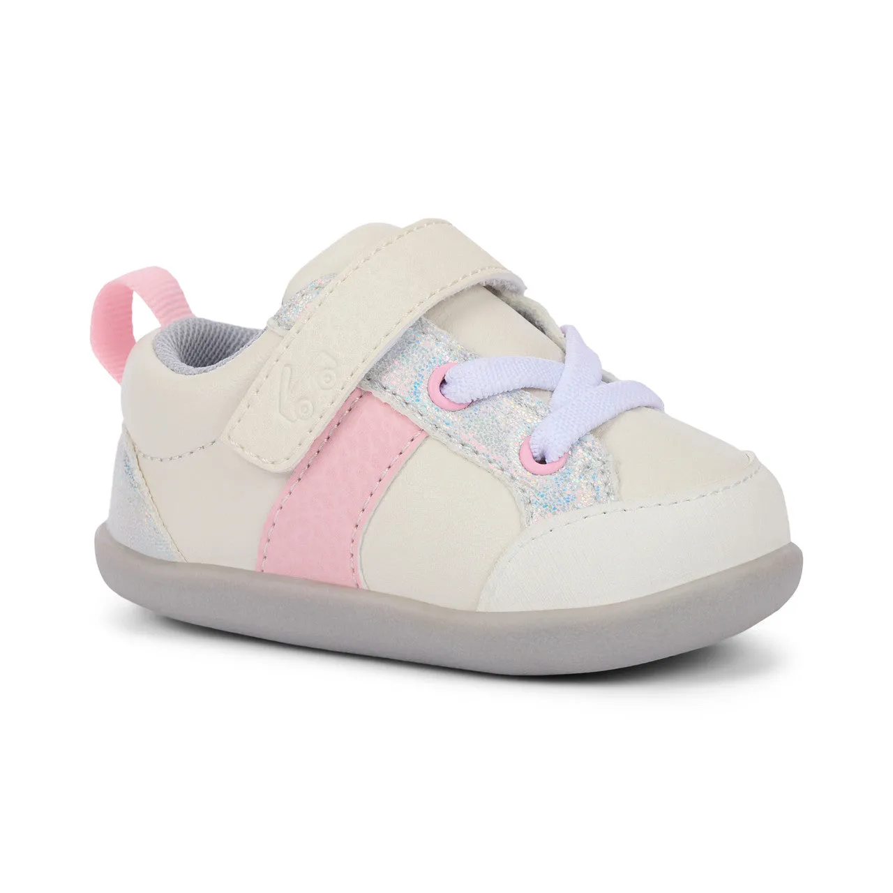 Connor Mini Shoe | Pink & White