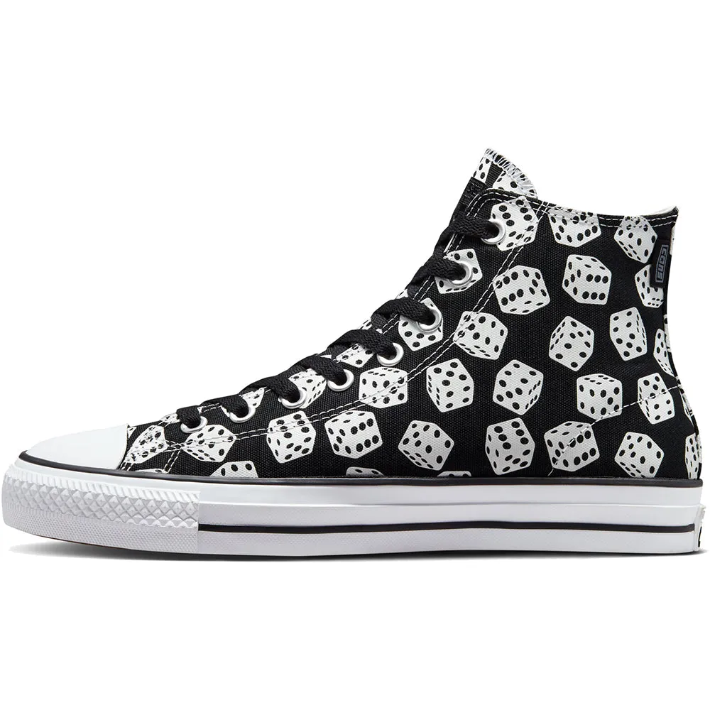 Converse CONS CTAS Pro Hi Dice Shoes Black/Black/White