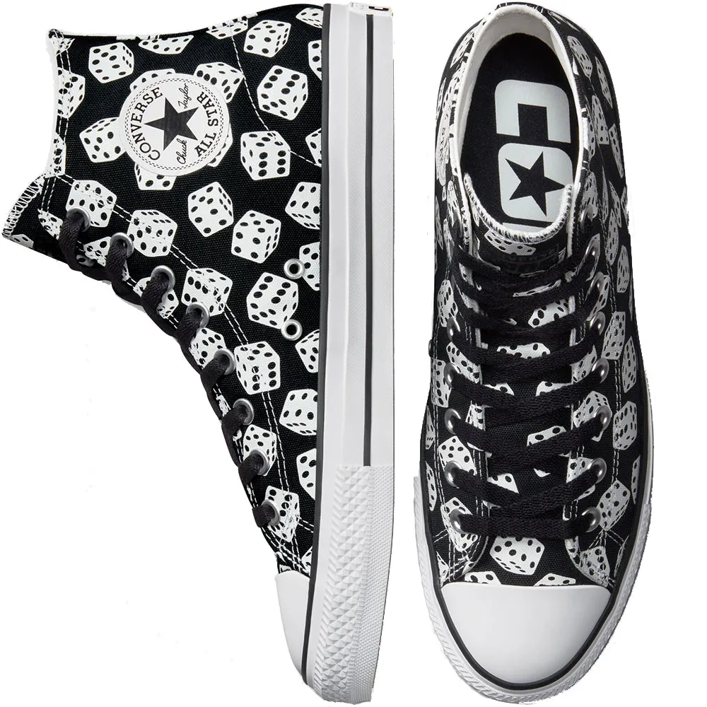 Converse CONS CTAS Pro Hi Dice Shoes Black/Black/White