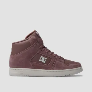DC Manteca 4 High Top Shoes - Mauve Wine - Womens