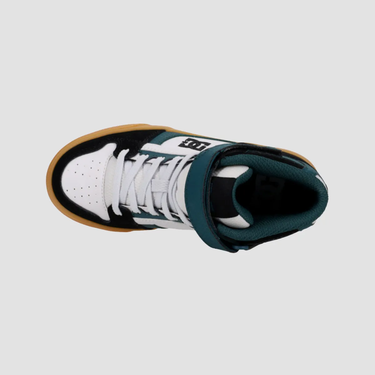 DC Pure HT EV High Top Shoes - Black/Green/White - Kids