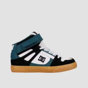 DC Pure HT EV High Top Shoes - Black/Green/White - Kids
