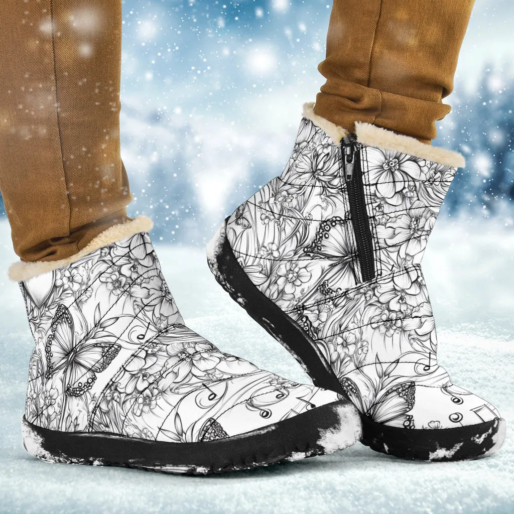 Doodle Cozy Winter Boots