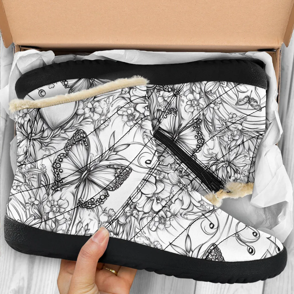 Doodle Cozy Winter Boots