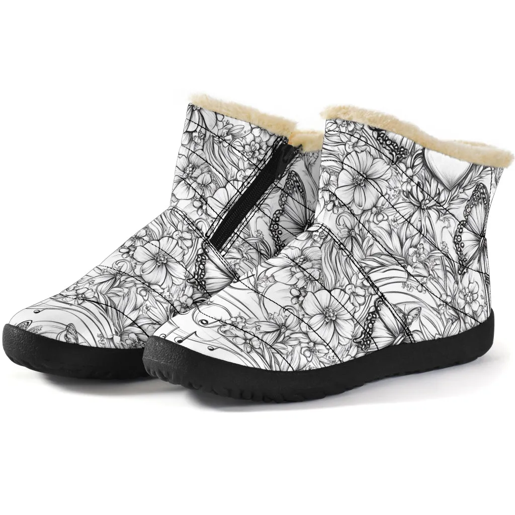 Doodle Cozy Winter Boots