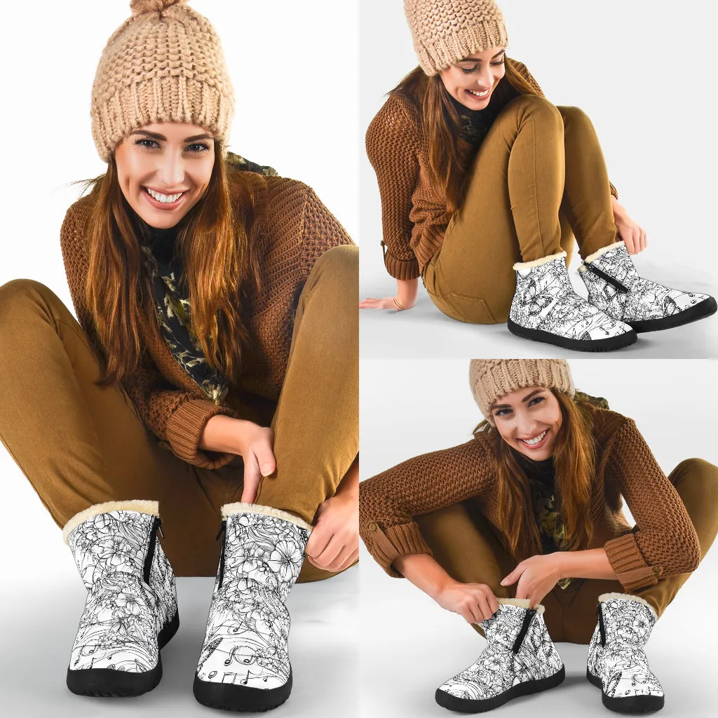 Doodle Cozy Winter Boots