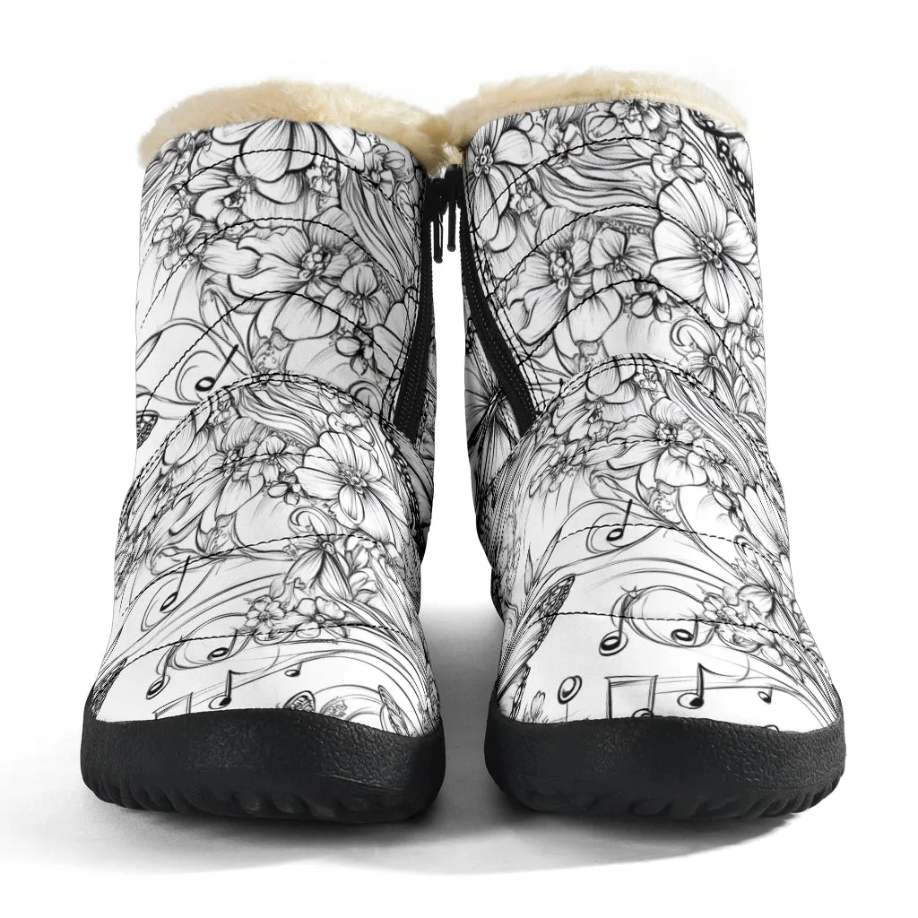 Doodle Cozy Winter Boots