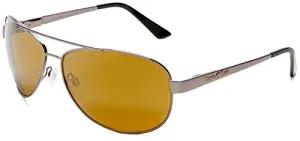 Eagle Eyes Magellan Apollo Gold Sunglasses,Gunmetal Frame/Gold-tone Lens,one size