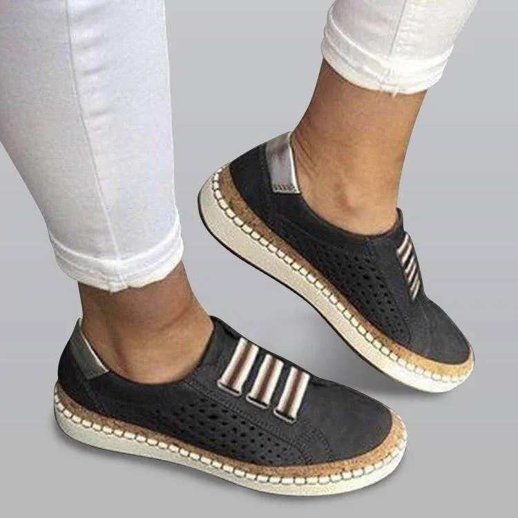 Fanyil Women's Breathable Flat Bottom Bunion Corrector Sneaker Shoes