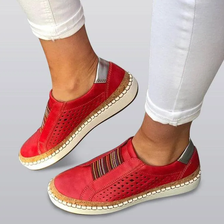 Fanyil Women's Breathable Flat Bottom Bunion Corrector Sneaker Shoes