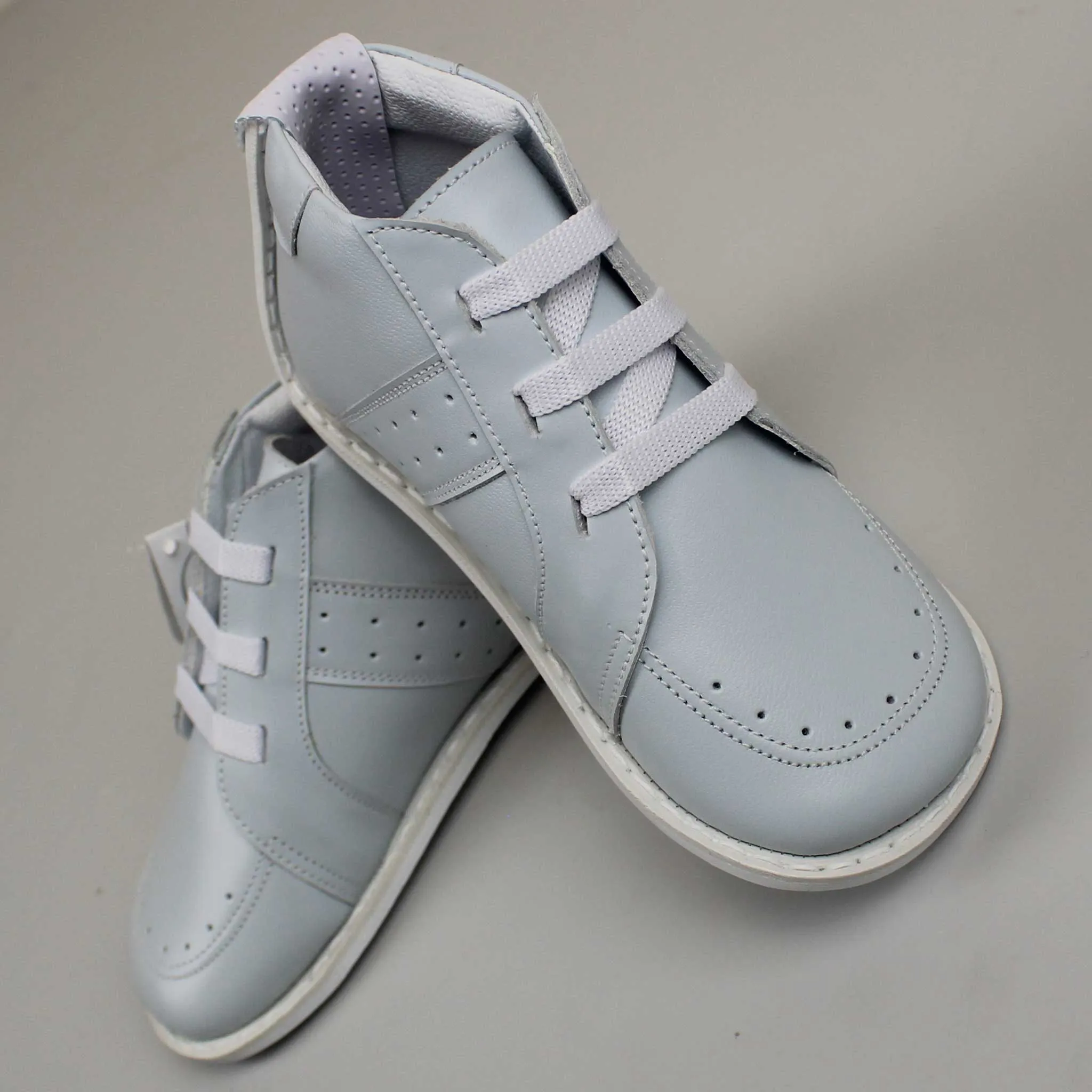 First Walker Shoes - Boys - Hard Sole Blue Leather - Pex Fynn