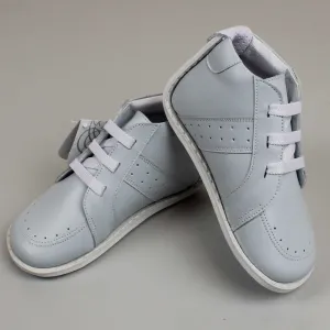 First Walker Shoes - Boys - Hard Sole Blue Leather - Pex Fynn