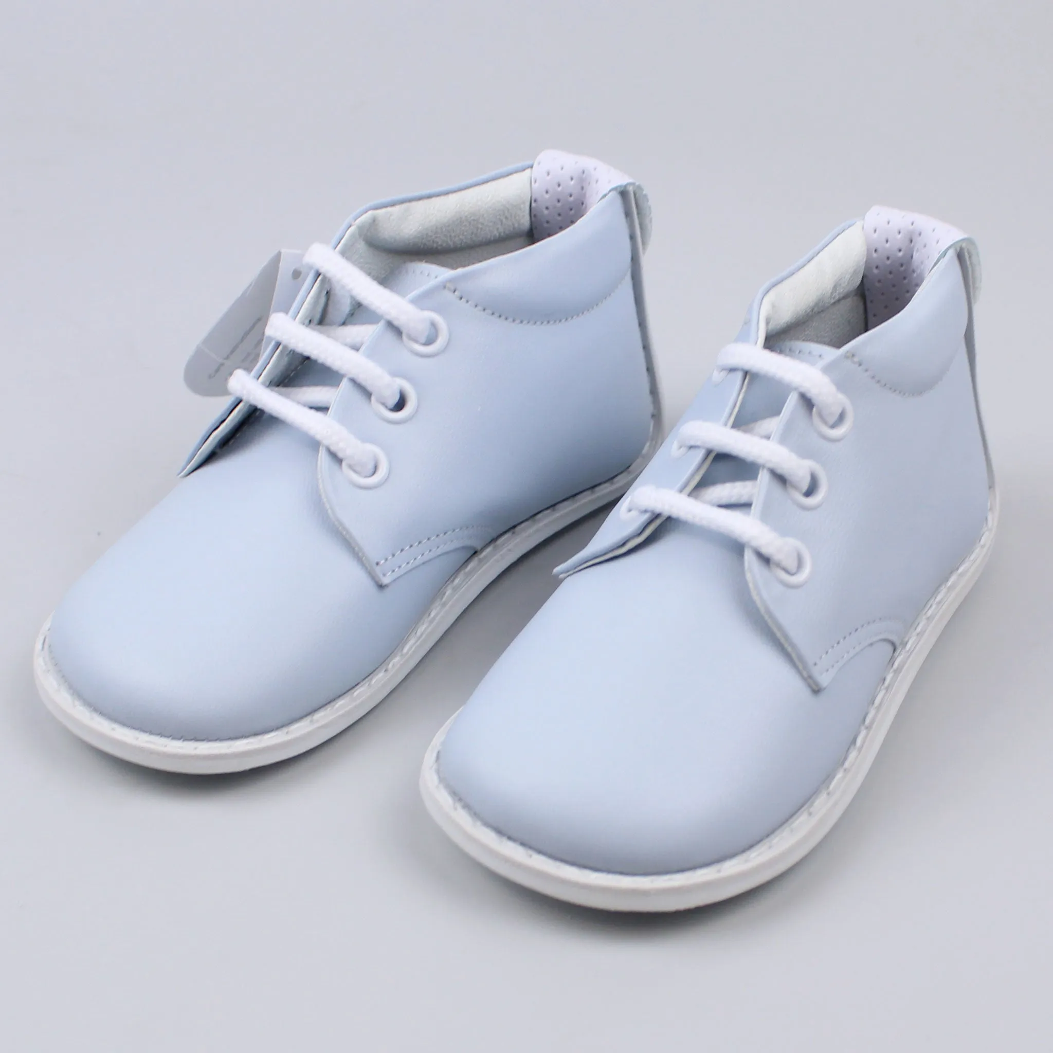 First Walker Shoes - Hard Sole  Blue Boys Leather - Pex Dillon