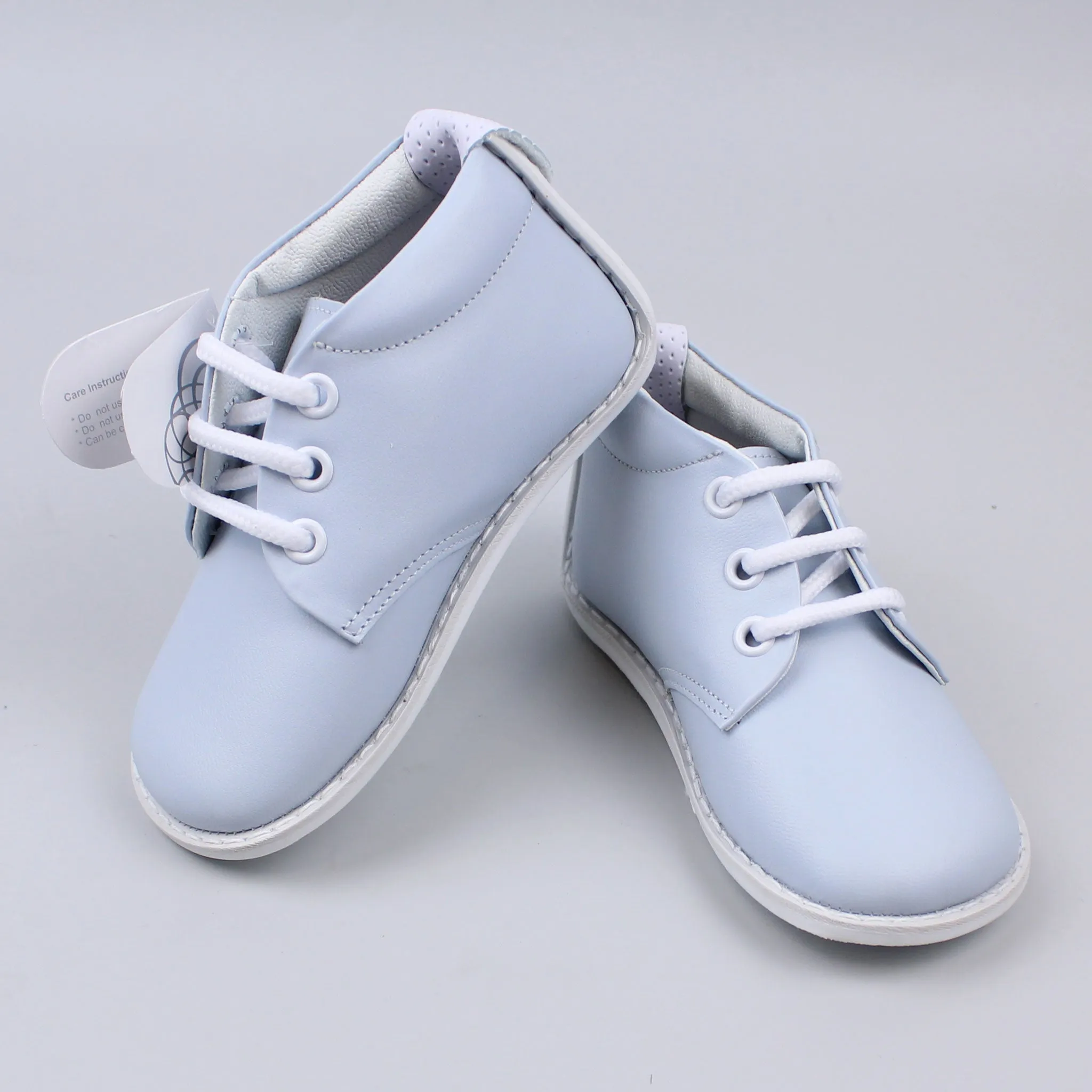 First Walker Shoes - Hard Sole  Blue Boys Leather - Pex Dillon