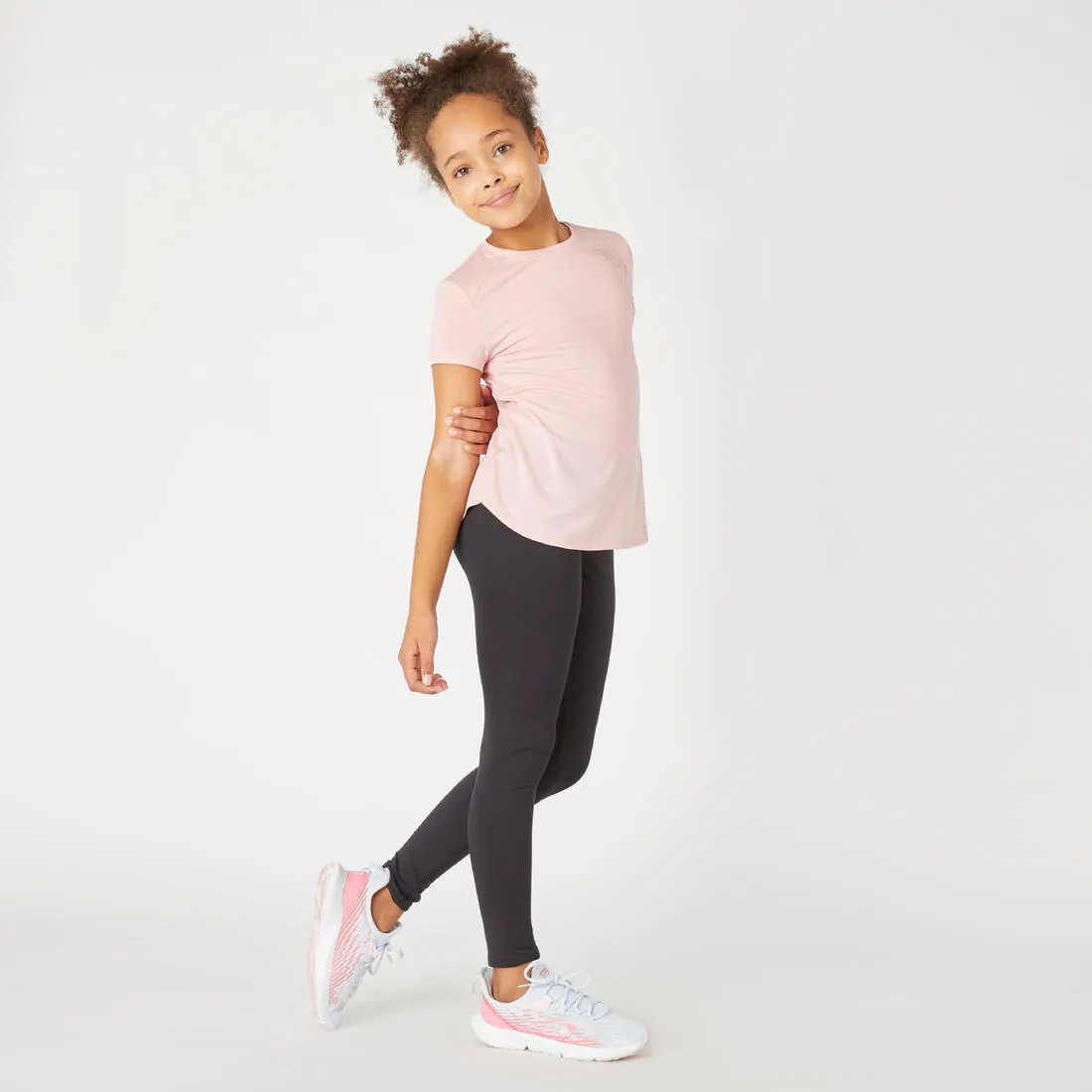 Girls' Warm & Breathable Multisport Leggings - Black
