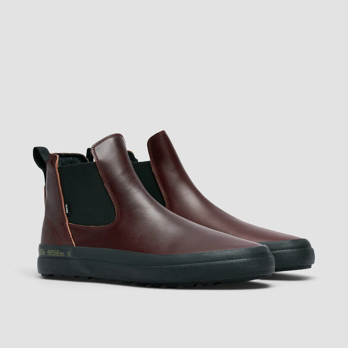 Globe Dover II Winter High Top Shoes - Oxblood/Black
