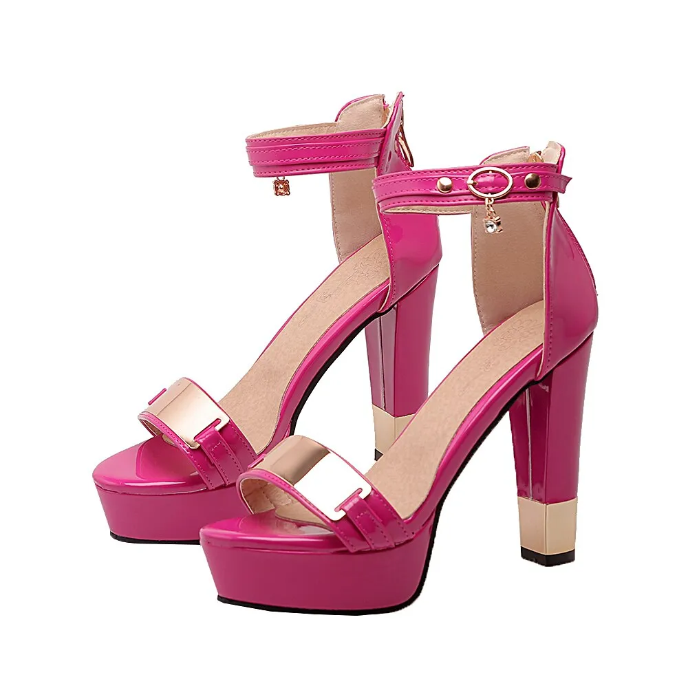 High Heels Suede Fashion Sandals