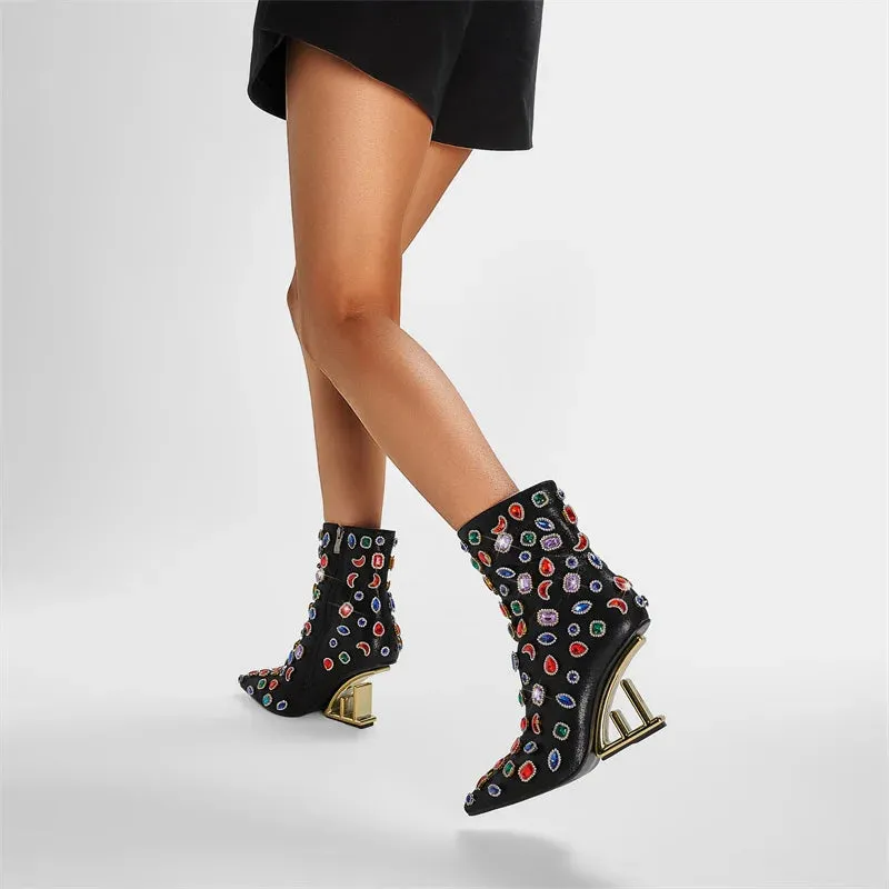 High Quality Irregular High Heel Shoes
