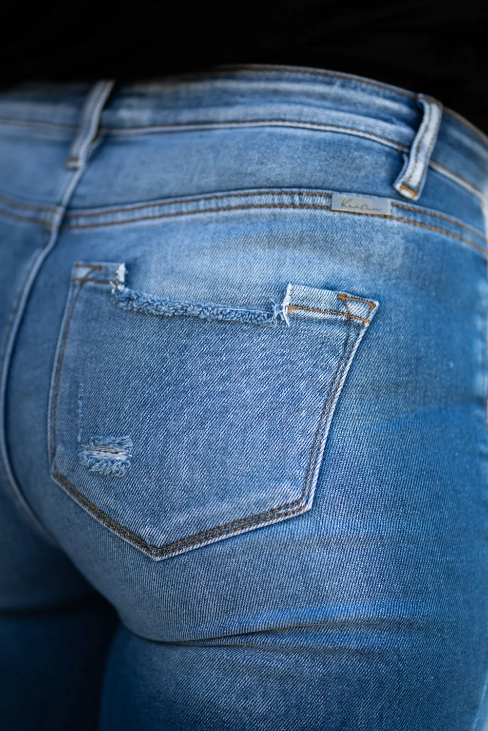 High Rise Mid Thigh Shorts
