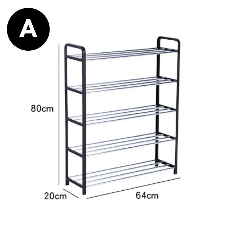 Homlly 5 Tier Tower Shoe Storage Rack with Protective Covers