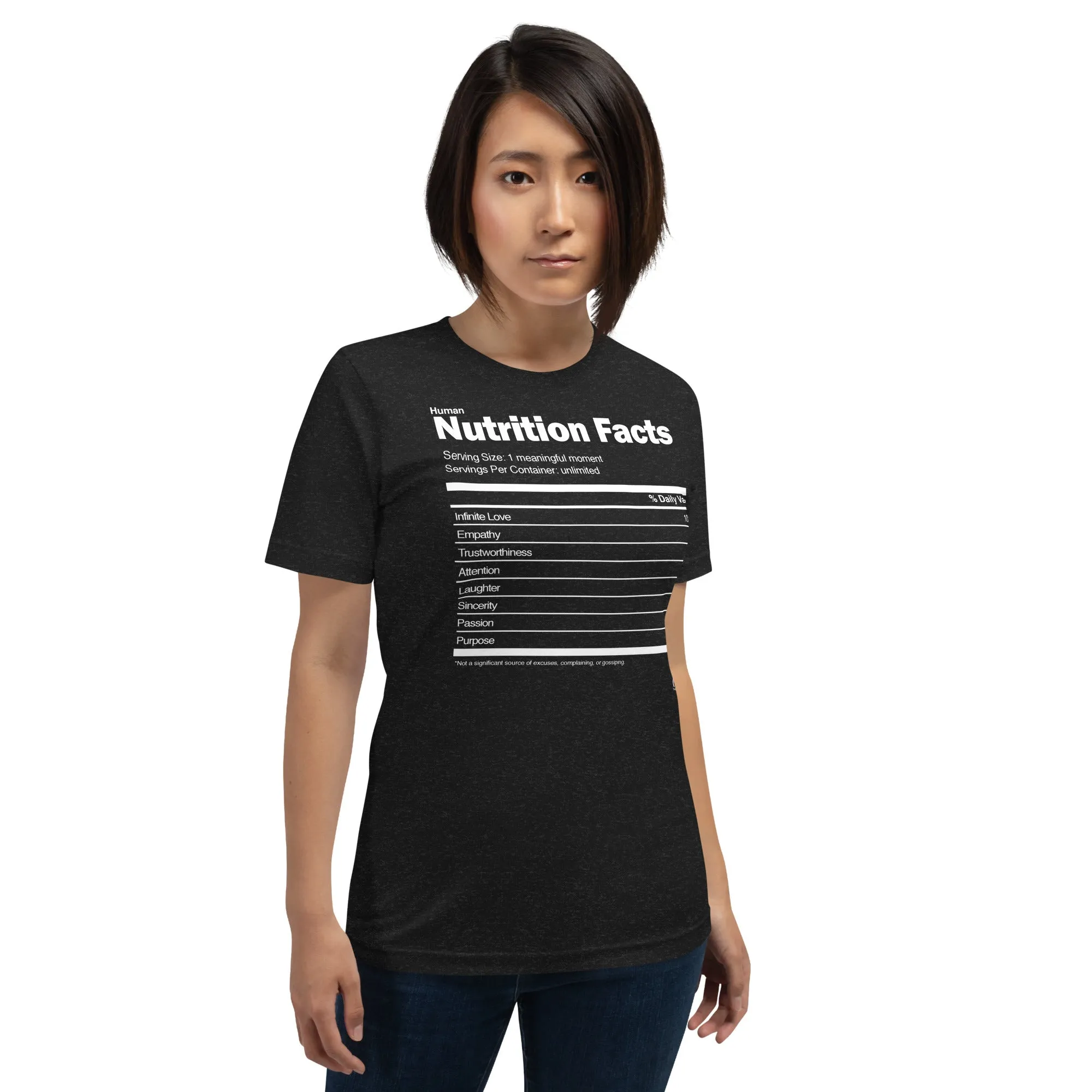 Human Nutrition Facts - Short-Sleeve Staple Unisex T-Shirt