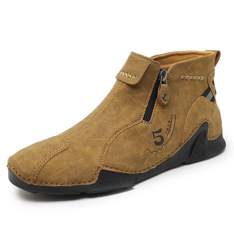 INSTOCK-Men's shoes popular high-top Martin boots