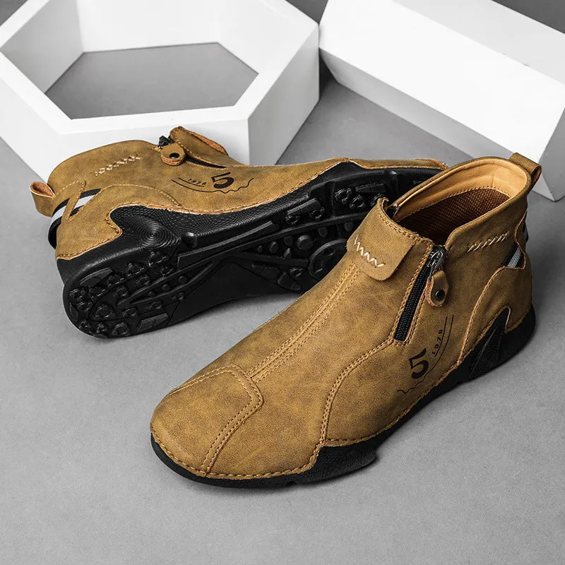 INSTOCK-Men's shoes popular high-top Martin boots