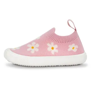 Jan & Jul Graphic Knit Shoes - Pink Daisy