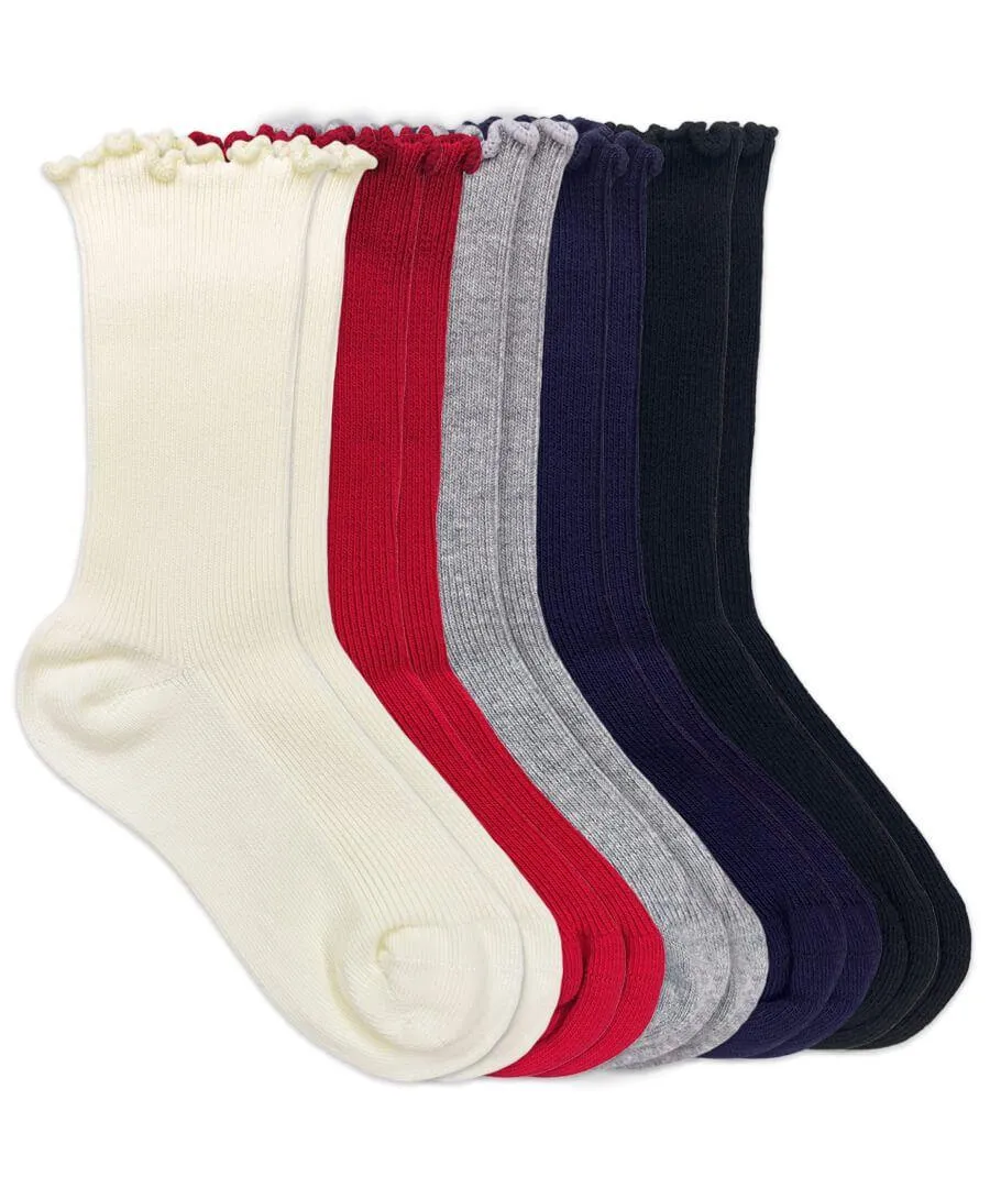 Jefferies 1pk Seamless Turn Cuff Crew Slouch Socks