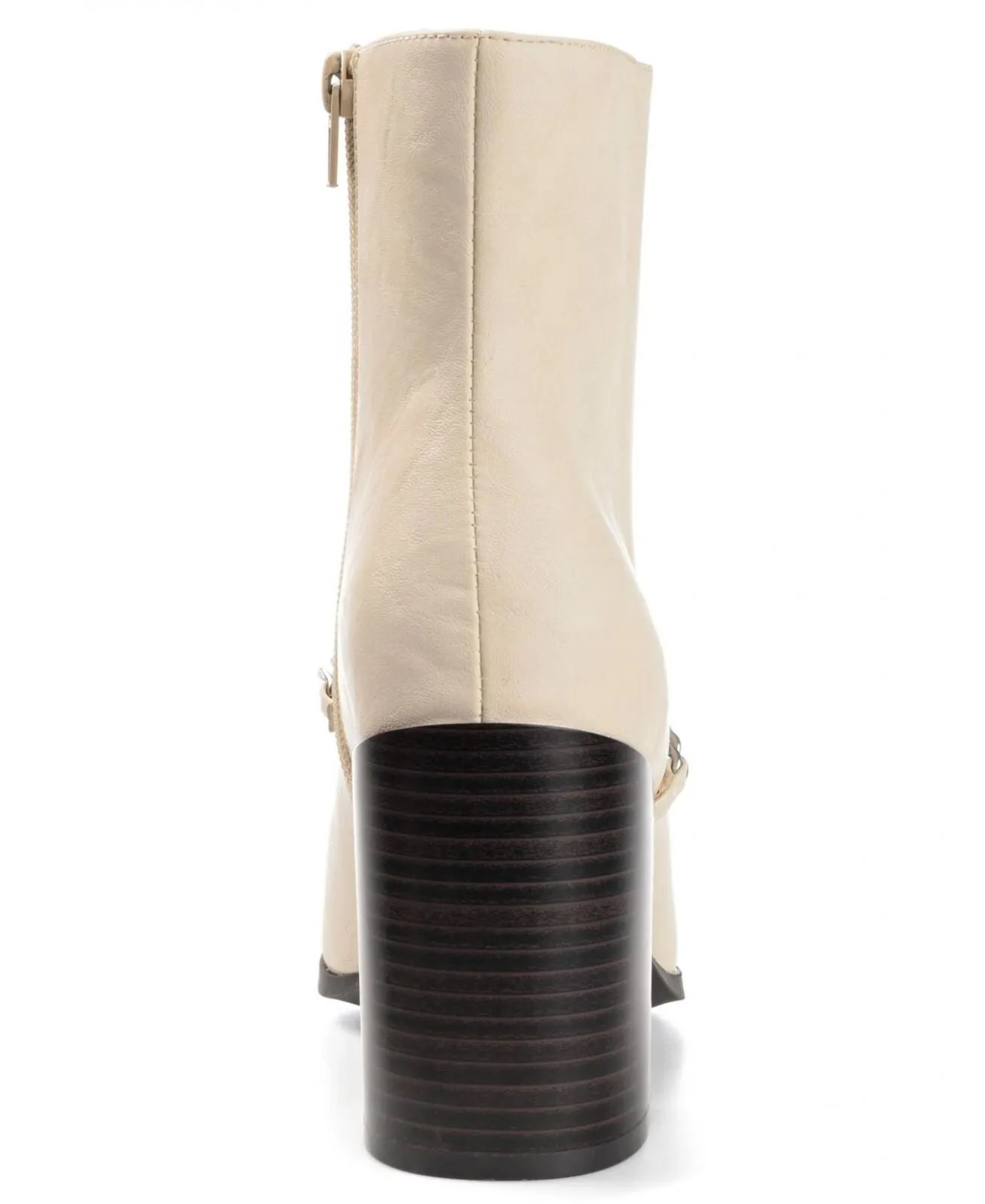 Journee Collection Women's Monicco Booties Shoes Natural Off White 7M
