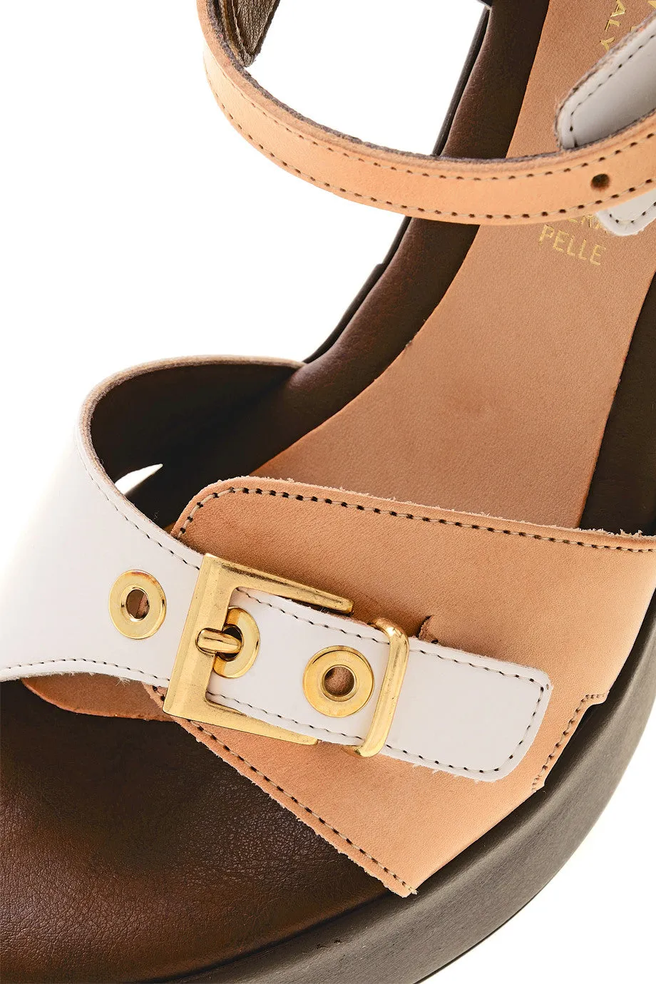 JUANITA Beige High Heeled Sandals