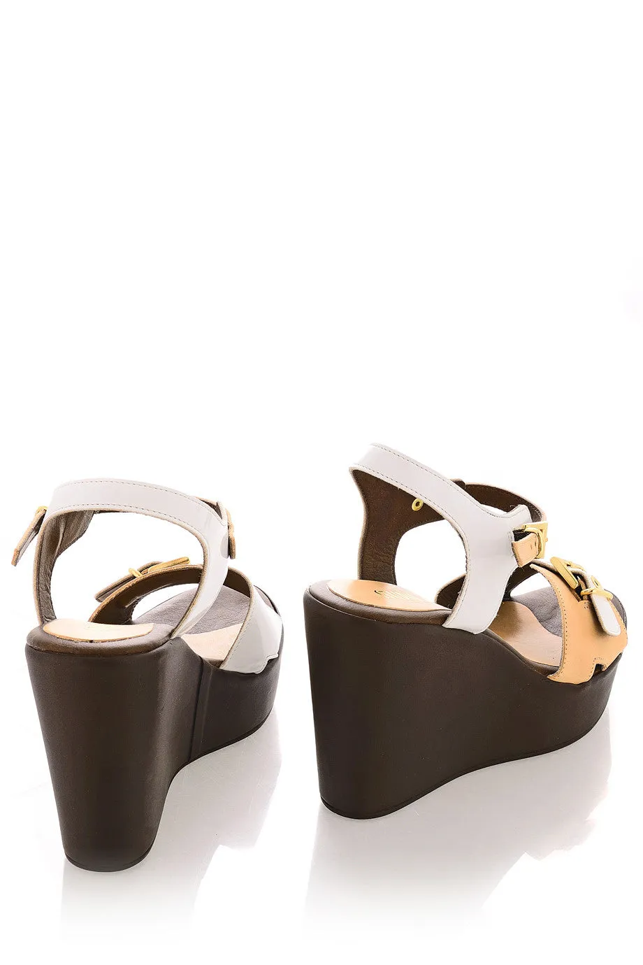 JUANITA Beige High Heeled Sandals