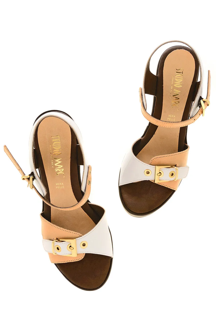 JUANITA Beige High Heeled Sandals