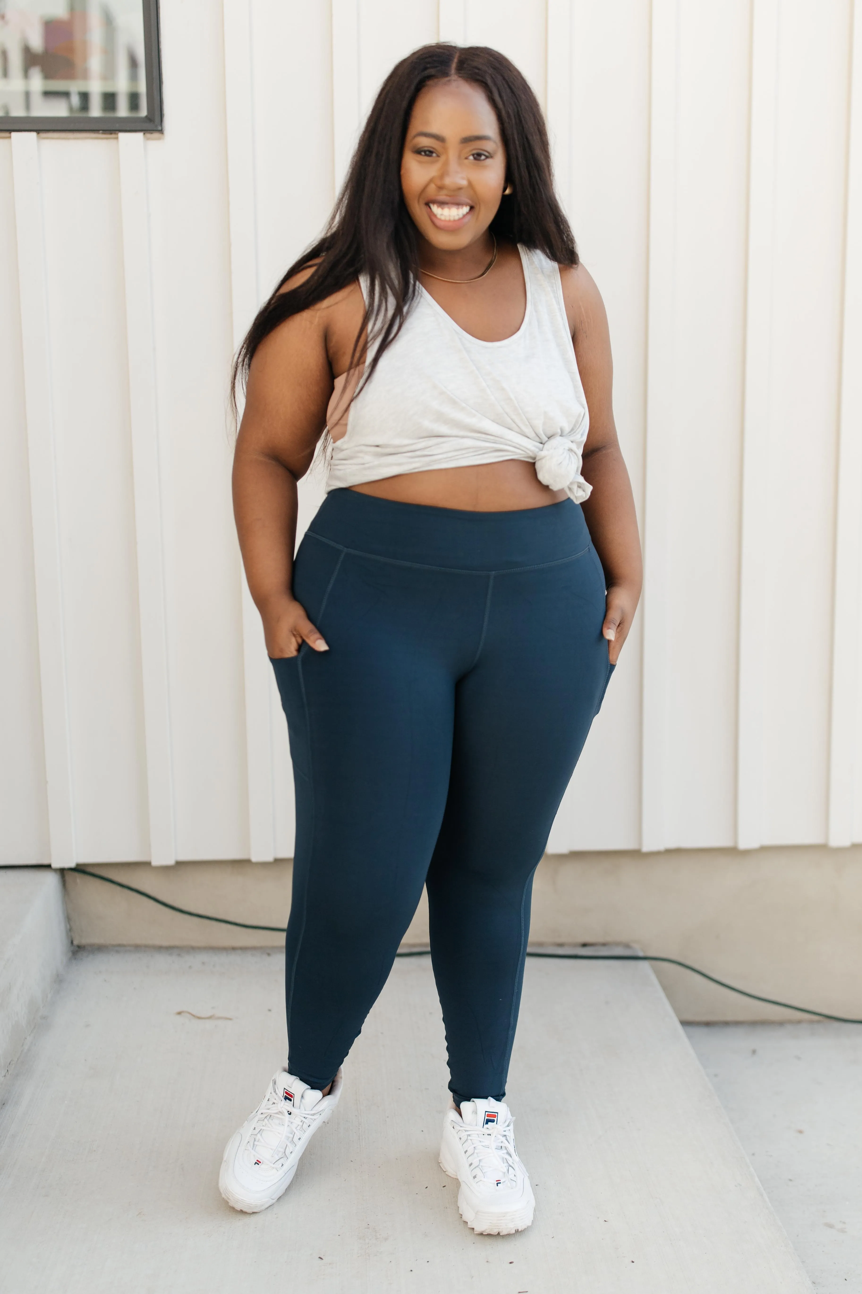 Kickin' It Leggings in Nocturnal Navy